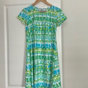 Shades of blue dress